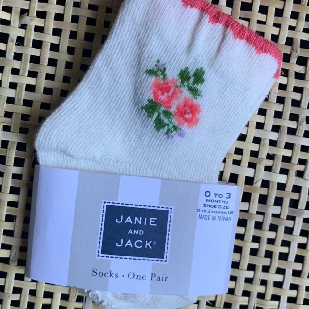 Janie and Jack Baby Girl Bundle 5 Pair of Socks